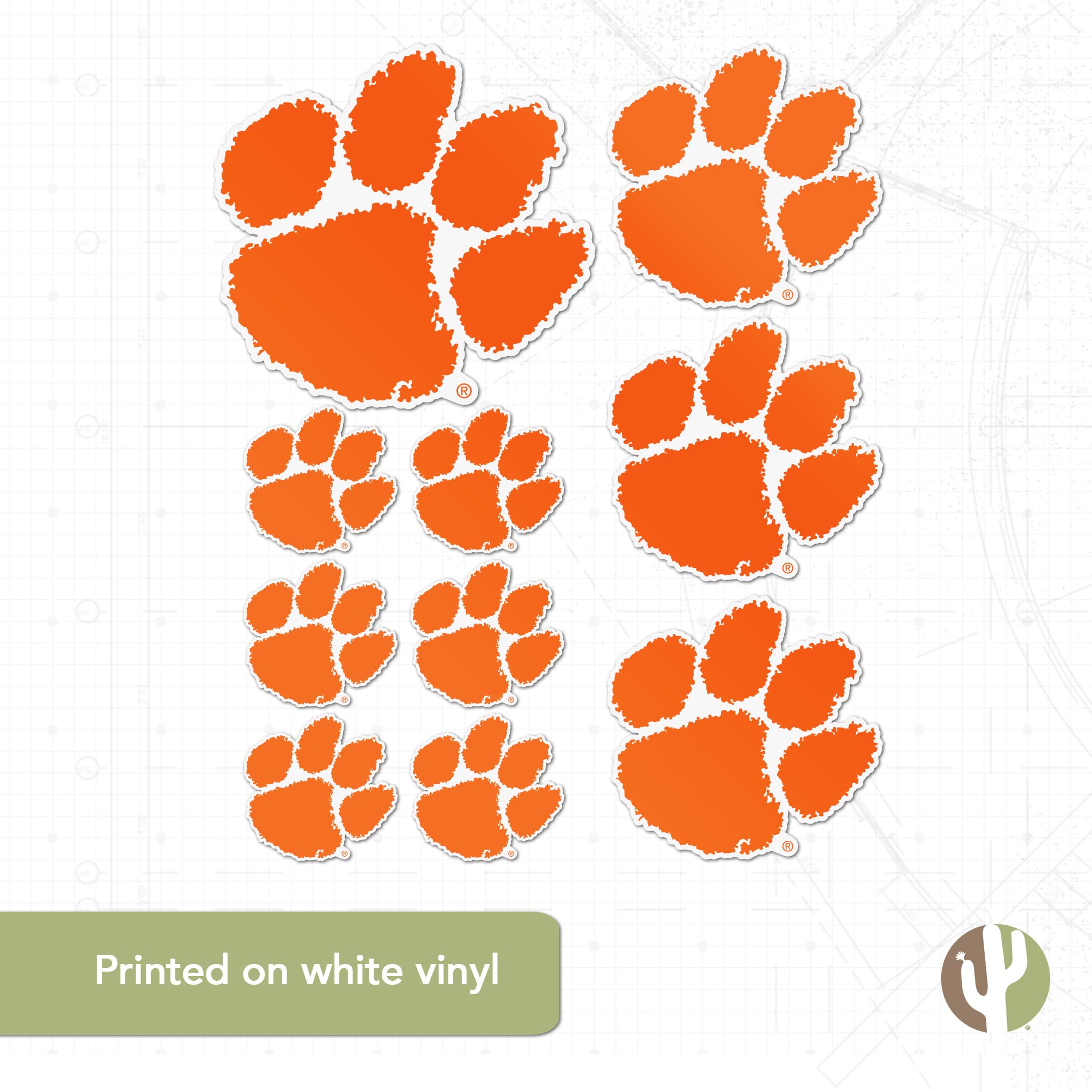 Clemson University Sticker Vinyl Decal - Licensed College Laptop, Car, Water Bottle Decal (Type 3) - View #3