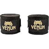 Kontact Boxing Hand Wraps - Black/Gold, 180 in