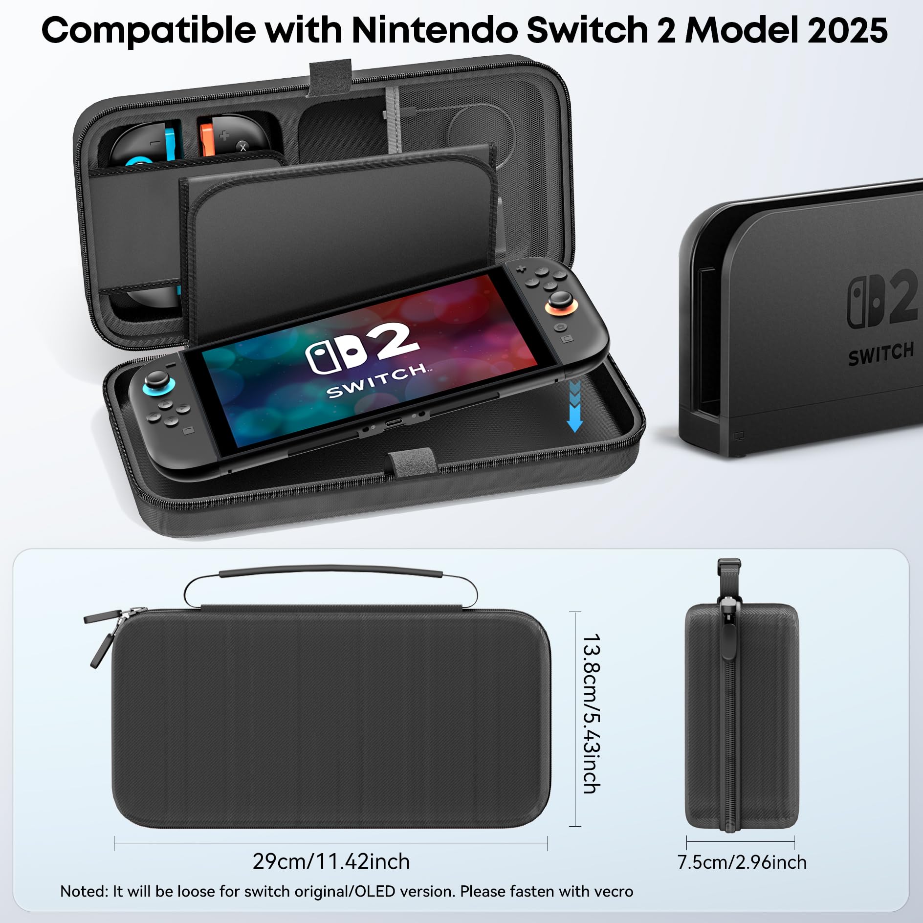 Kytok Switch 2 Case Compatible with Nintendo Switch 2 & Original