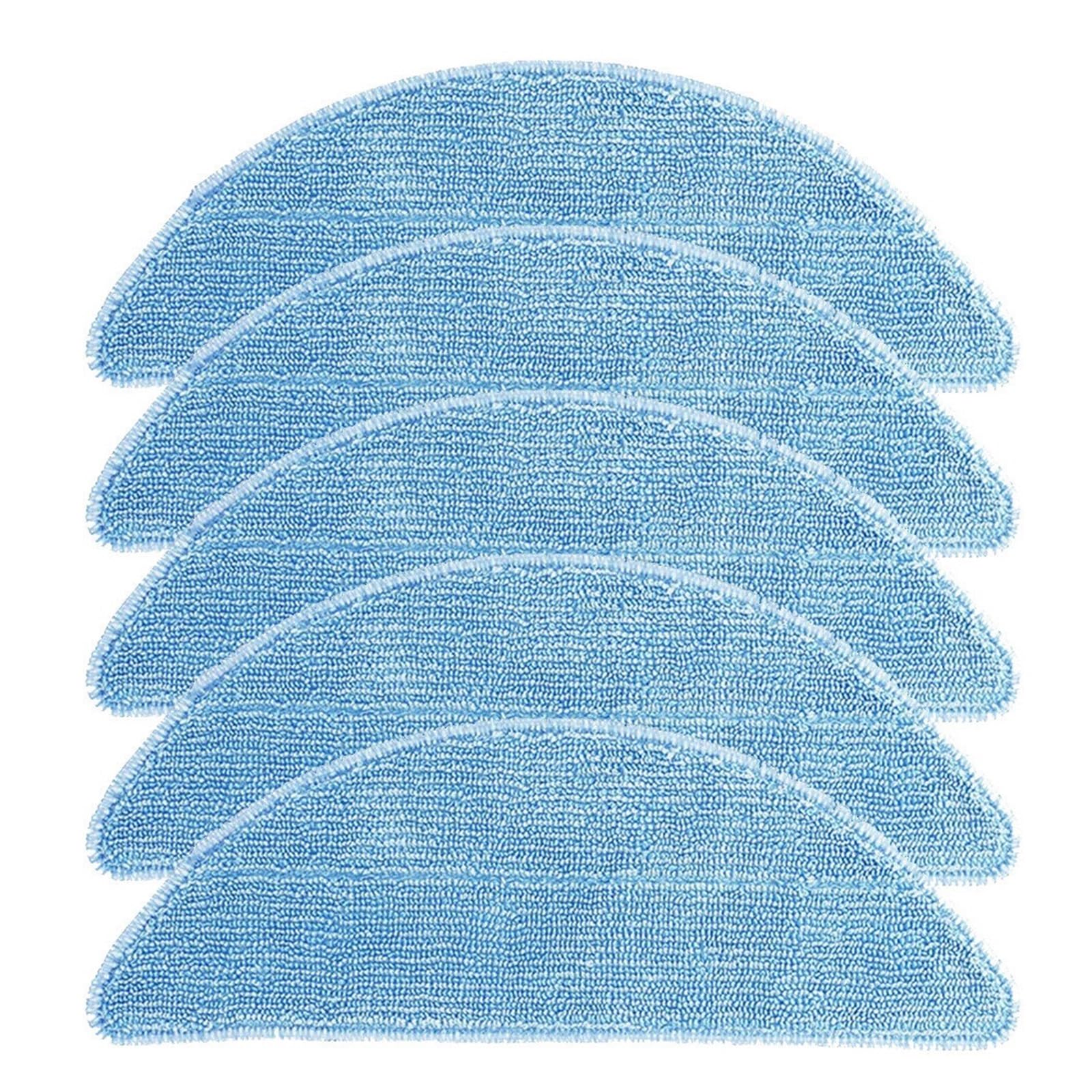 ZeAda 5PCS Mopping Pad,Compatible for Ecovacs DEEBOT OZMO U2/U2 Pro Robot Vacuum Cleaner Washable Cleaning Cloth Sweeper Replacement Parts
