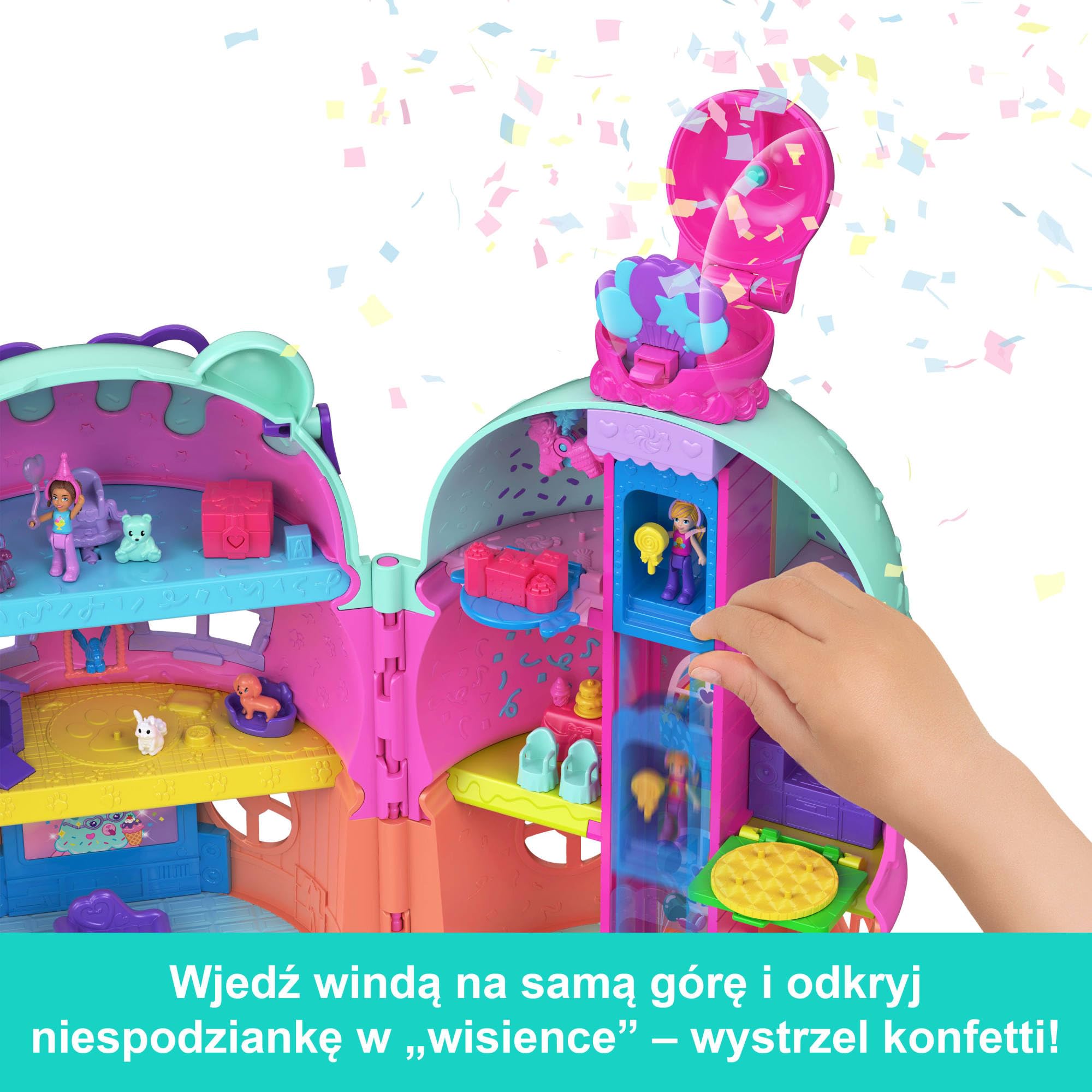 Polly Pocket Duży zestaw kompaktowy Dom Lodowego Misia