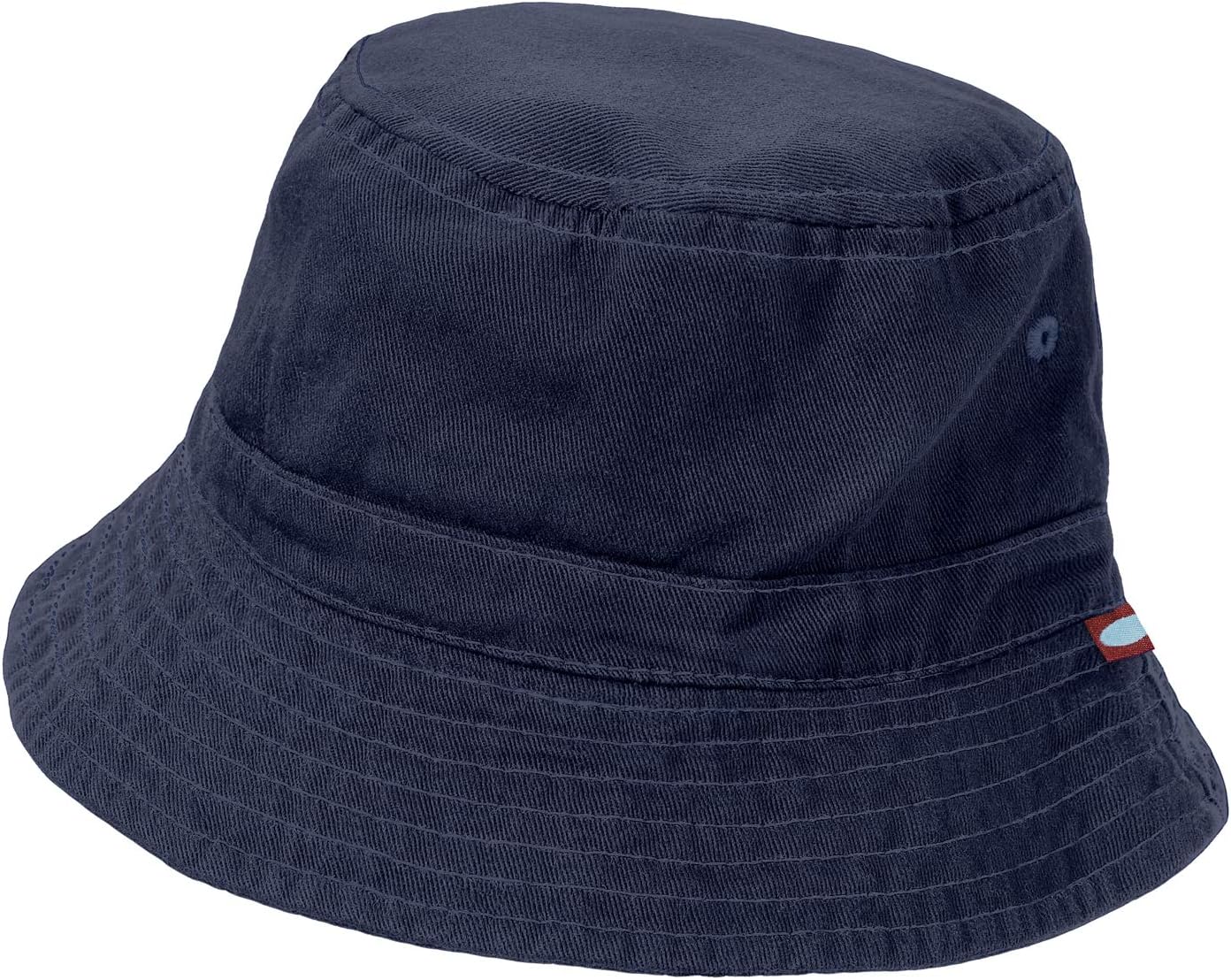 Kids’ 100% Cotton Twill UPF 50+ Wharf Cap | Bright Light Blue (Dyed & Finished in USA) by City Threads