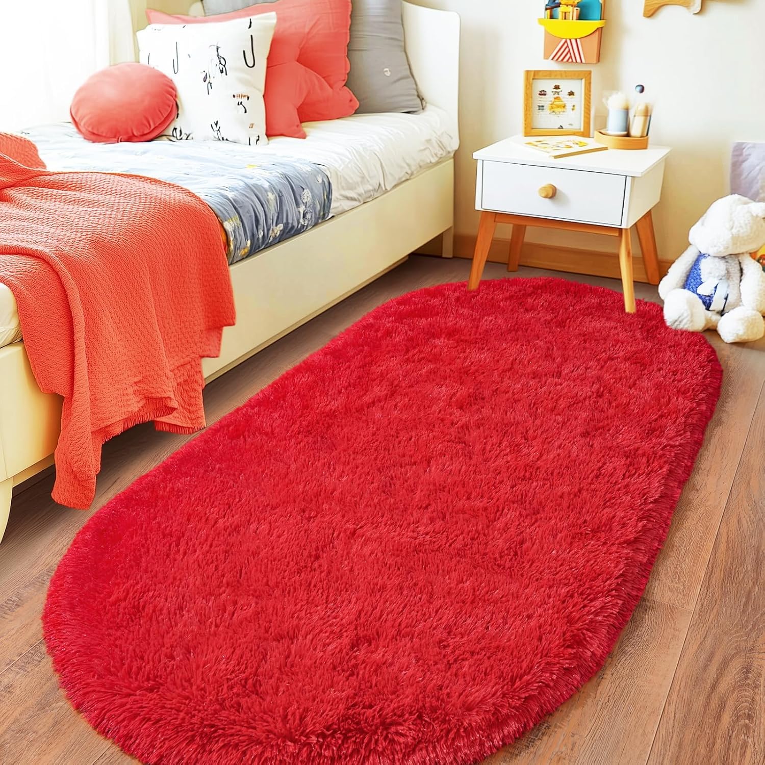 Naze Luxury Shaggy Runner Rug - Soft & Plush -16