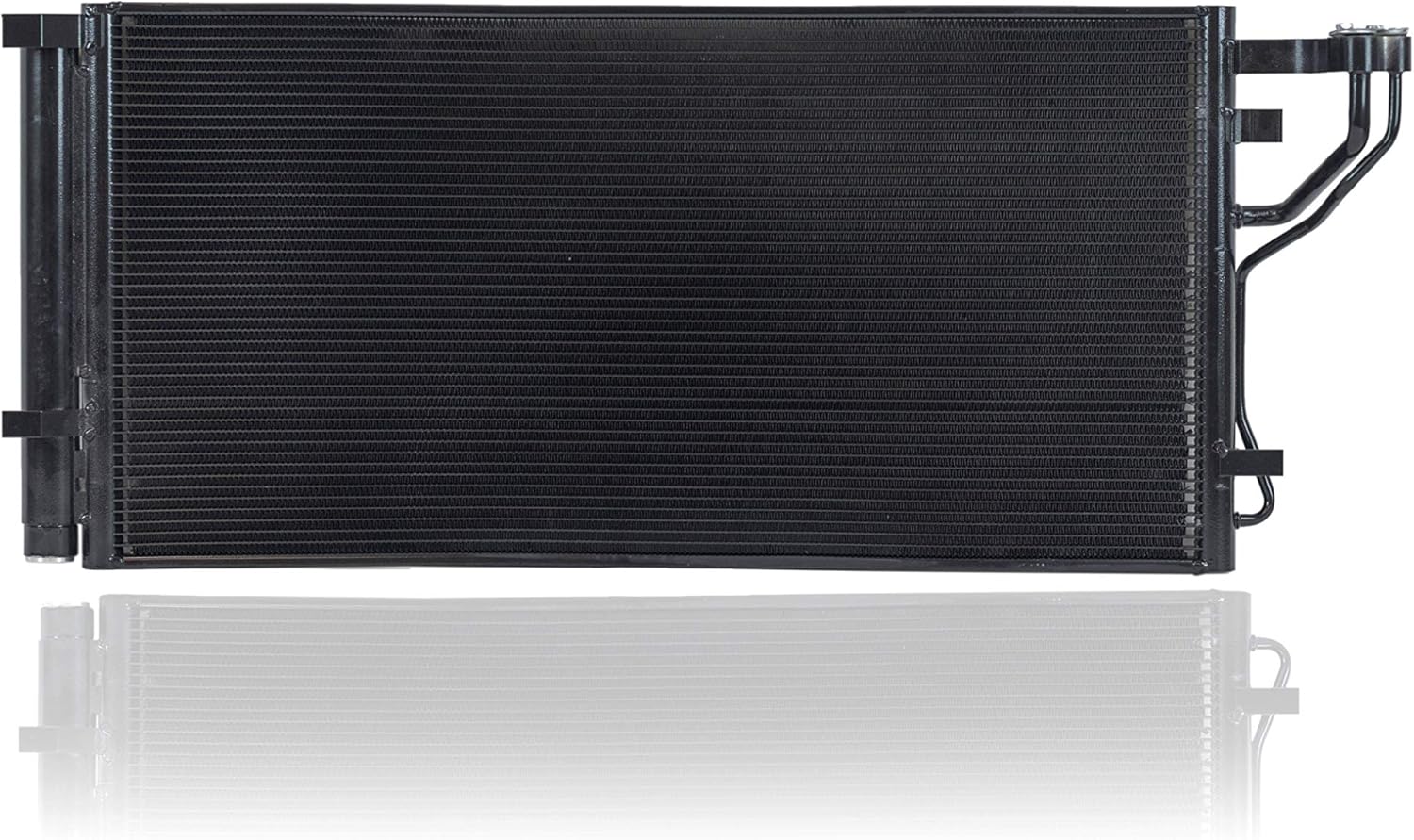 A/C Condenser - Pacific Best Inc. Compatible/Replacement for 30076 16-17 Hyundai Sonata Hybrid - With Receiver & Dryer