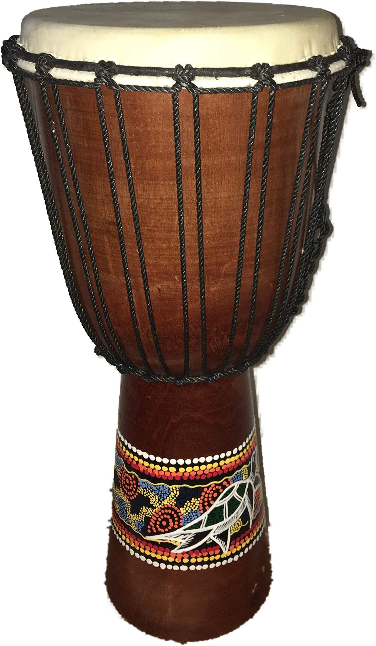 Hand Painted Djembe Drum West African Bongo Drum (Height: 60cm)