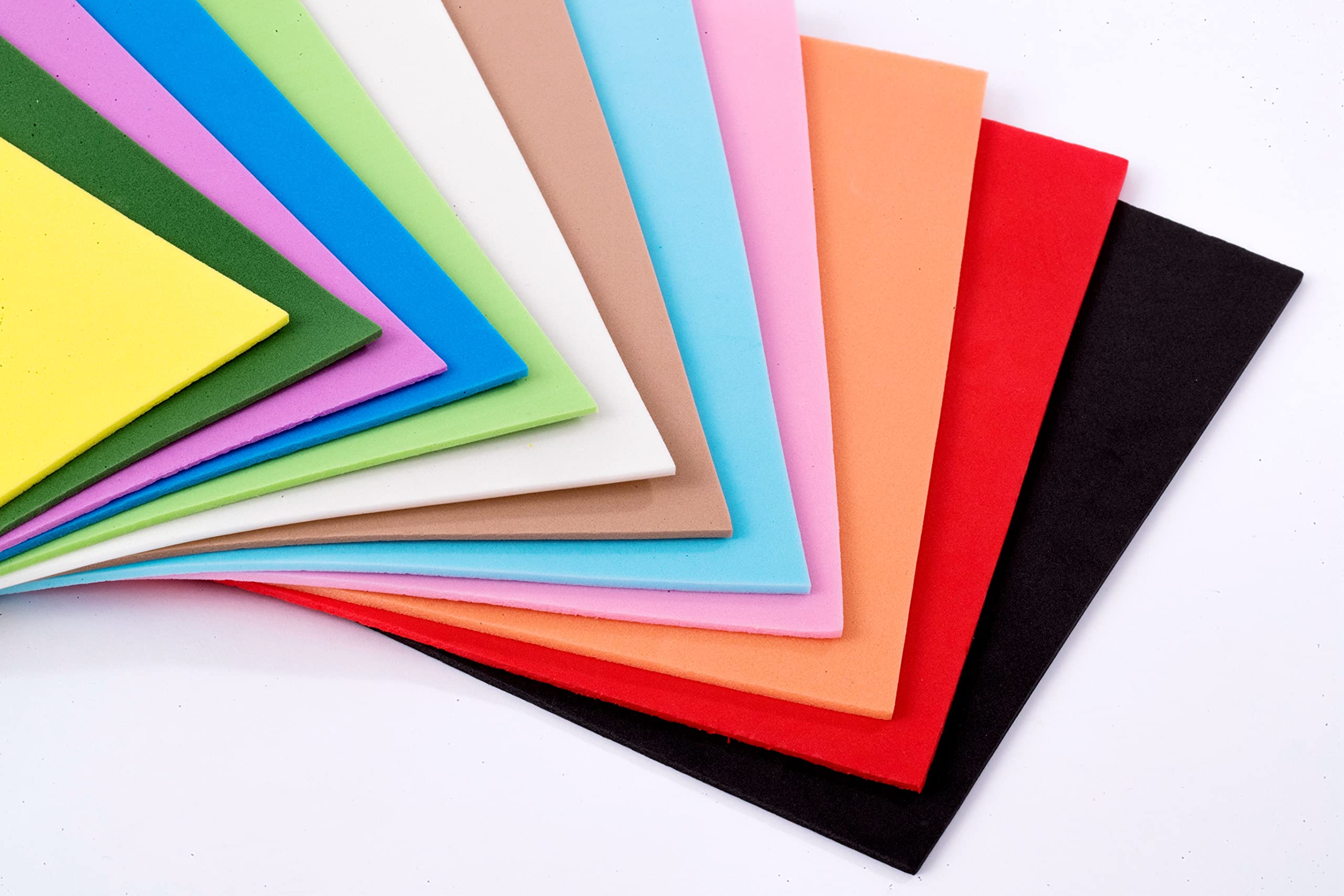 Foam Sheets 84 Pack, Large Size 12 Assorted Colors EVA Foam Sheets for