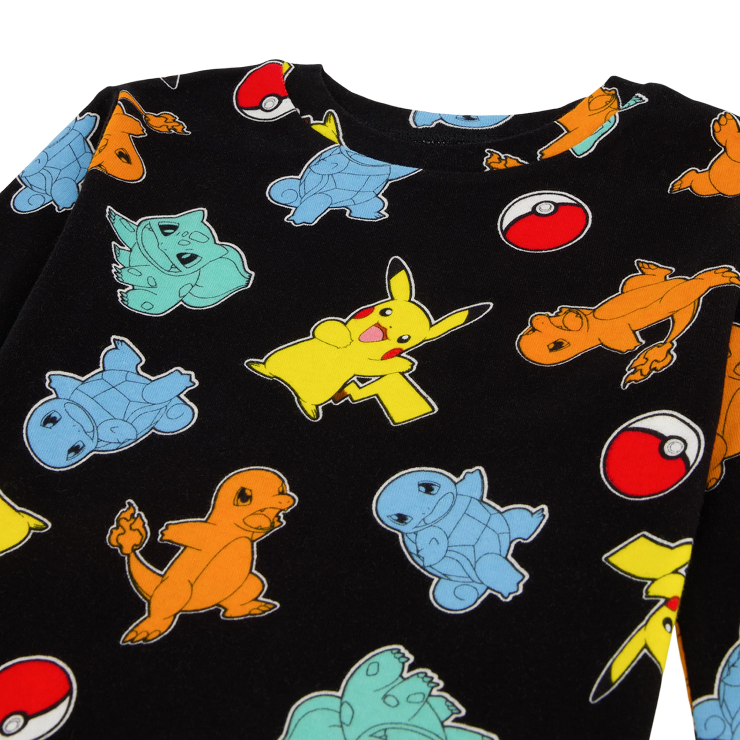 Pokémon Jungen 6-piece Snug-fit Cotton Pajama Set, Soft & Cute for Kids Pyjamaset (6er Pack)