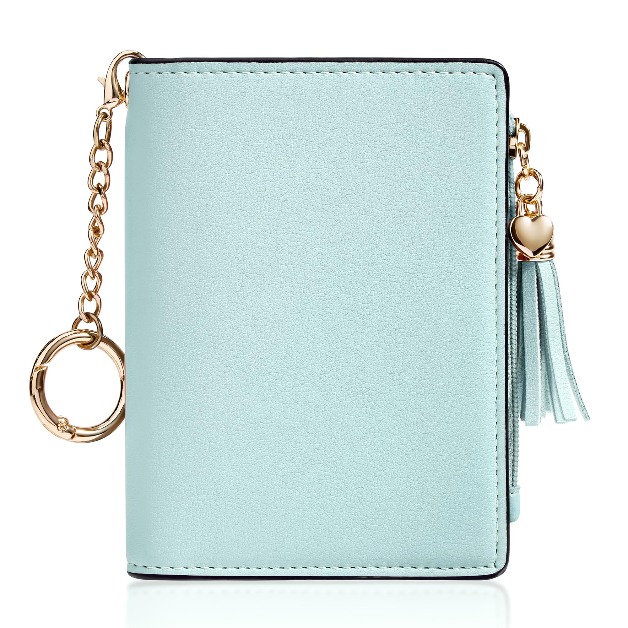 Gostwo Small Wallets for Women, Stylish Womens Wallet with ID Window, Zippered Coin Pocket and Tassel. Cute RFID Wallet for Women, ideal for Teen