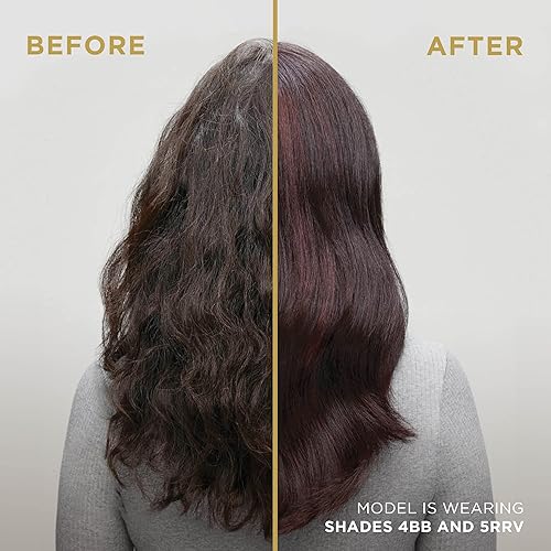 Miniatura 5 de Clairol Professional Tinte permanente en crema para el cabello, tinte oscuro para cobertura de canas resistente a la decoloración, 2 onzas