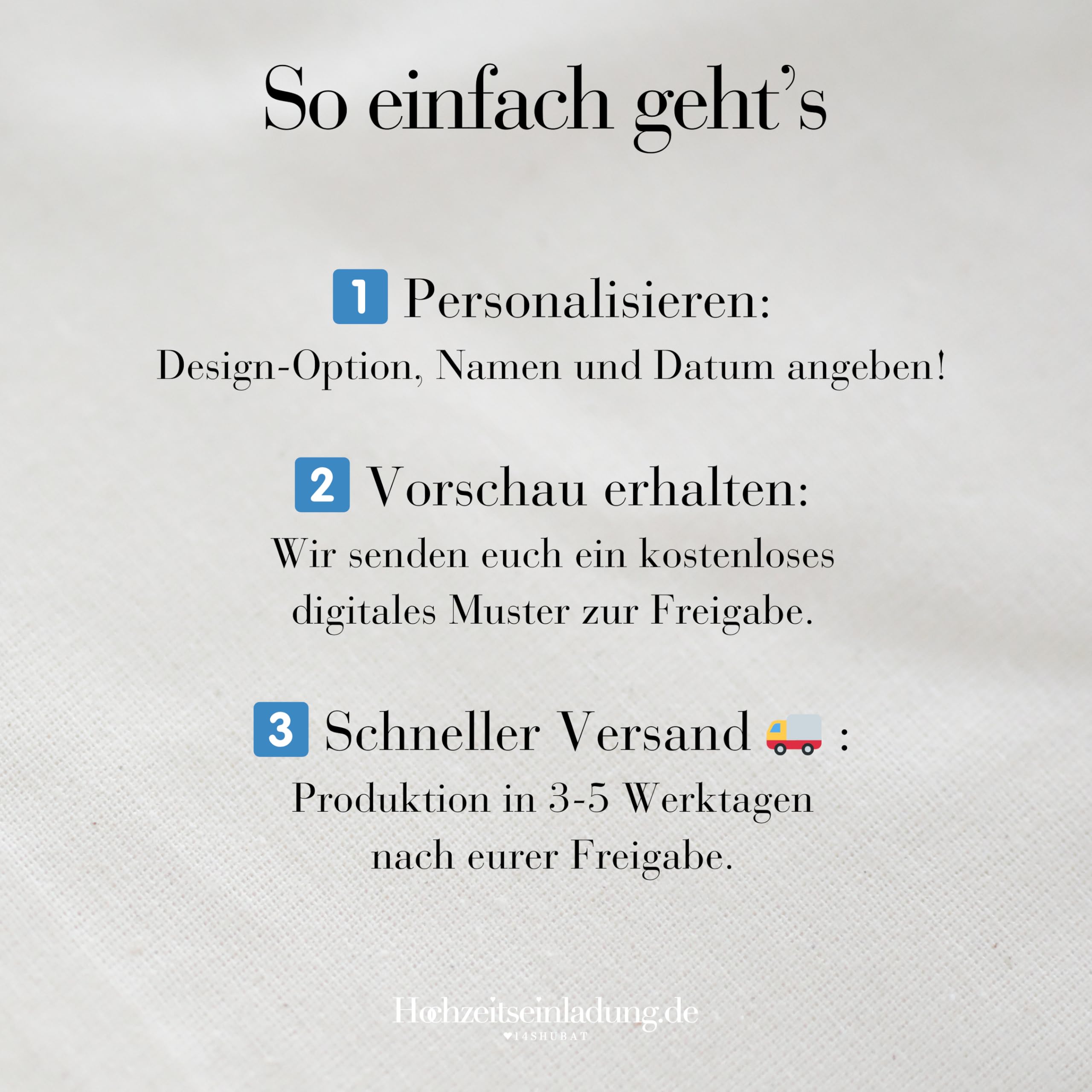 Personalisiertes Hochzeit-Willkommensschild aus Leinen, 60 x 220 cm, Boho Design mit Namen und Datum