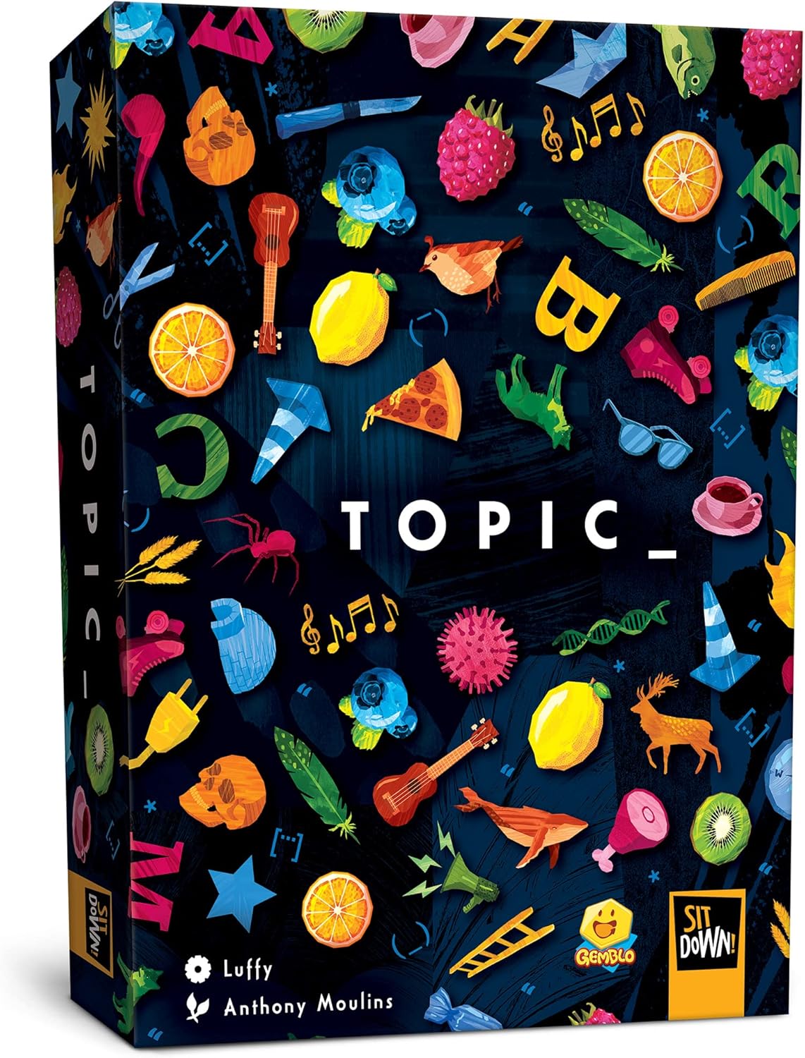 Topic_ – Card Game, Choatic Party Word Game, Family, Ages 8+, 2-6 Players, 15-30 Min Topic_ – Card Game, Choatic Party Word Game, Family, Ages 8+, 2-6 Players, 15-30 Min