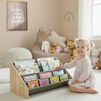 Amazon.com: ZICOTO Decorative Kids Bookshelf - Modern