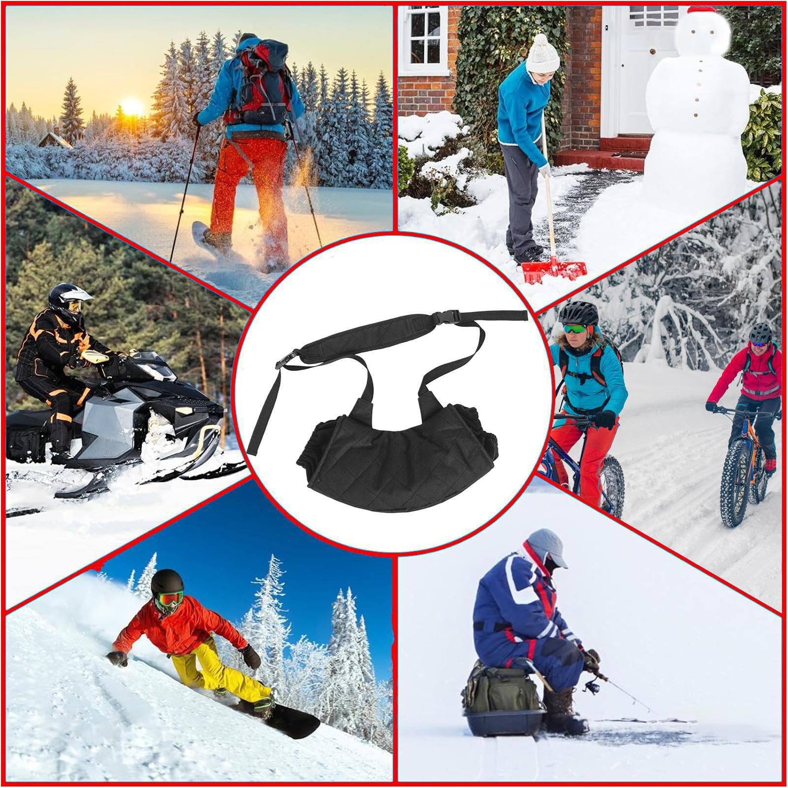 Calentador de manos de fútbol, impermeable, portátil, calentador de manos | para pesca, para senderismo, caza, pesca, golf, jóvenes, adultos