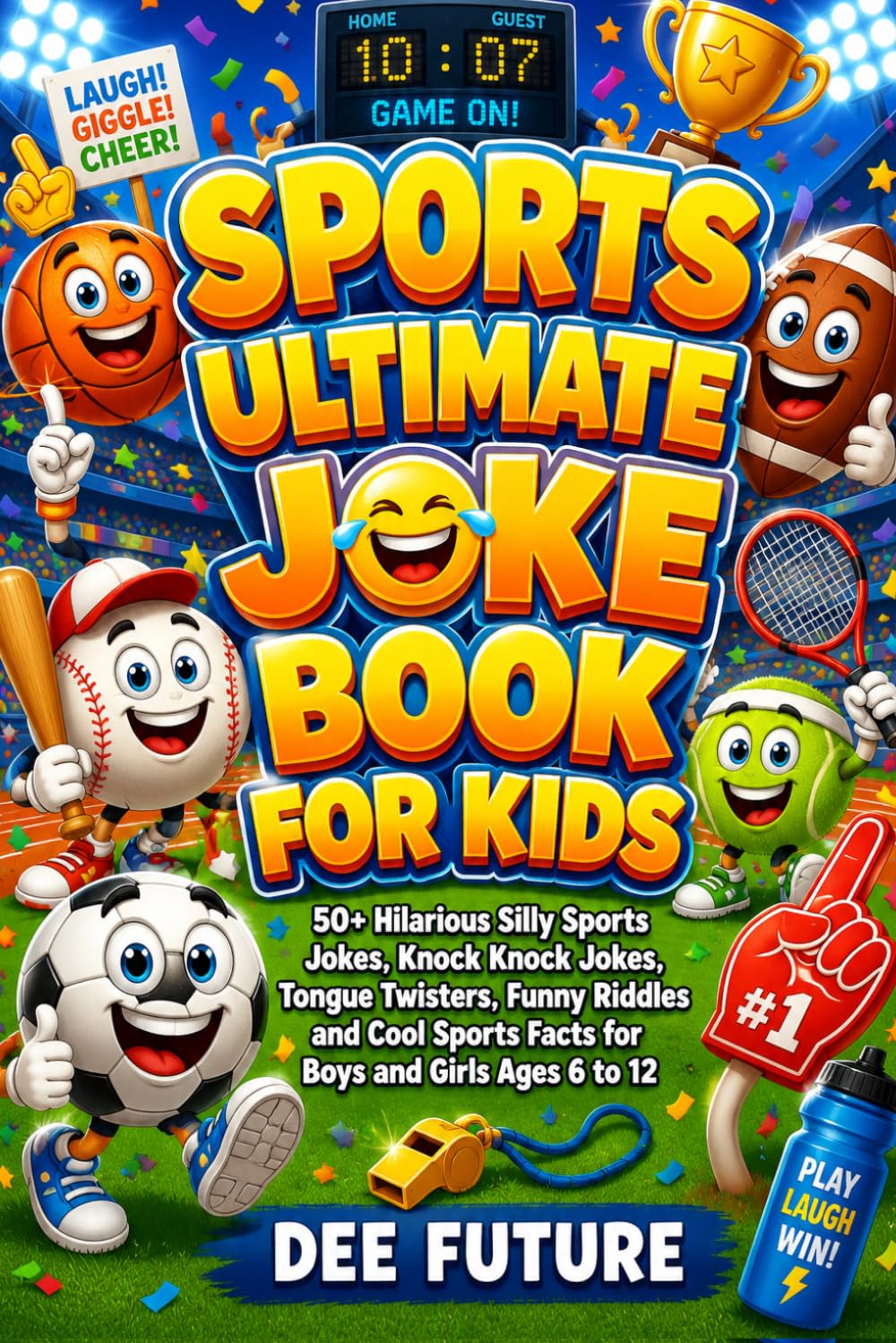 Sports Ultimate Joke Book for Kids: 50+ Hilarious Silly Sports Jokes, Knock Knock Jokes, Tongue Twisters, Funny Riddles and Cool Sports Facts for Boys and Girls Ages 6 to 12