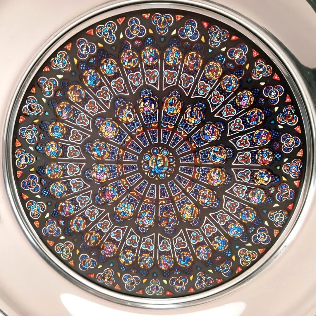 ステンドグラス No.3 ノートルダム大聖堂パリステンドグラス 北のバラ窓 グラスマスターズ社