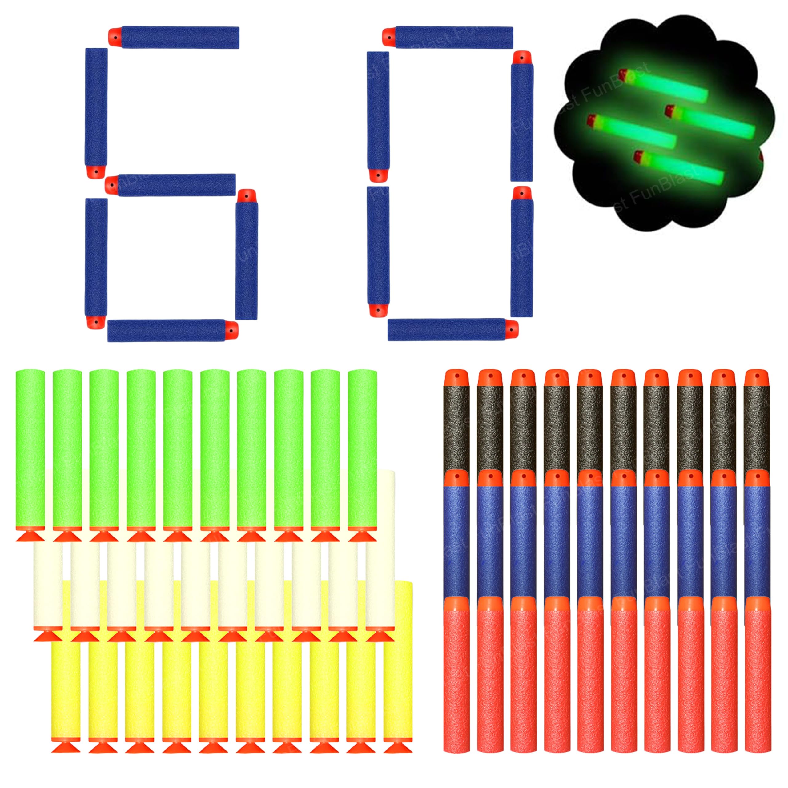 See full amazon price history chart for FunBlast Foam Bullets for Toy Gun – 60 Pcs of Glow in The Dark Dart, Shooting Soft Foam Bullets, Bullets for Kids Toy Gun FunBlast Foam Bullets for Toy Gun – 60 Pcs of Glow in The Dark Dart, Shooting Soft Foam Bullets, Bullets for Kids Toy Gun (B0D6G3W217) Amazon Price History, Amazon Price Tracker