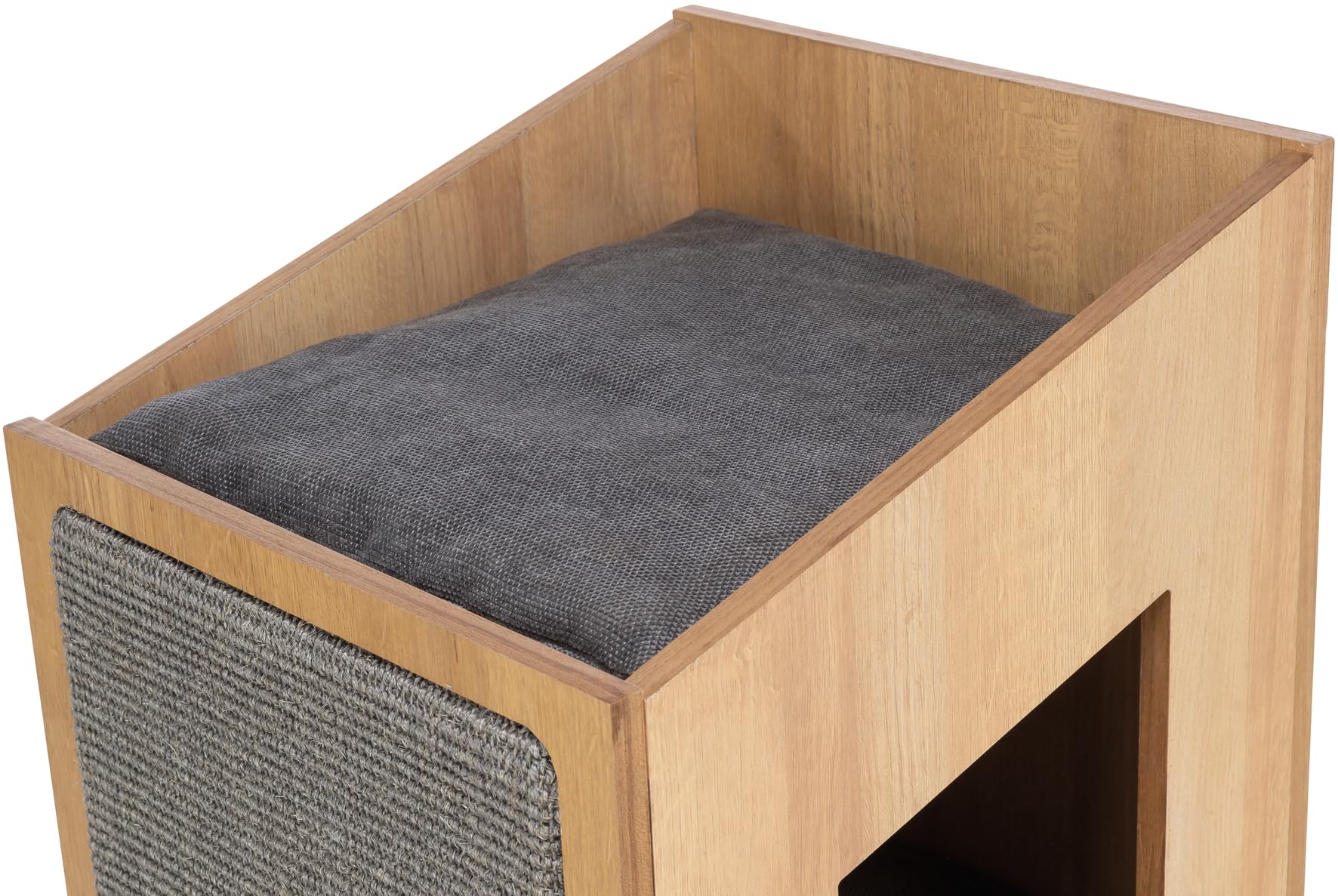 TRIXIE Torre Rascador CityStyle, 105 cm, Marrón, Gris