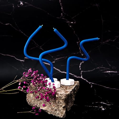 Miniatura 8 de BlueBee - Velas de cera de abeja 100% natural, velas cónicas altas y finas, 100 unidades