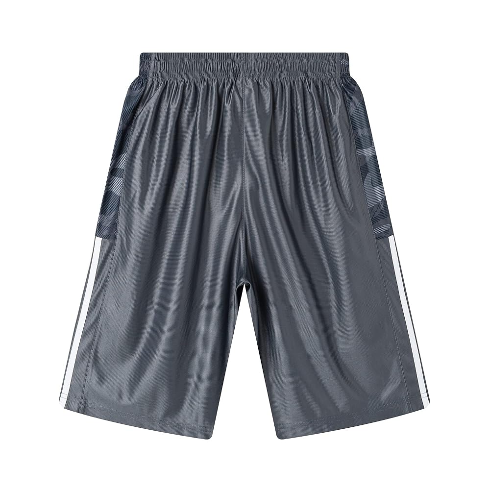 URBEX Men's Basketball Shorts with Zipper Pockets