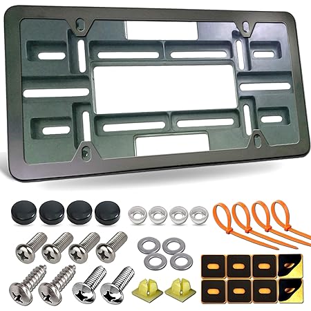 Bumper Holders For Cars 50 Front License Plate Tag Holder Mounting Adapter Bumper Kit Bracket For Lexus (All Models) Quantity Discount (9.45$ To 5.60$)(each With 6 Screws 2 Built In Nuts - Foto 3