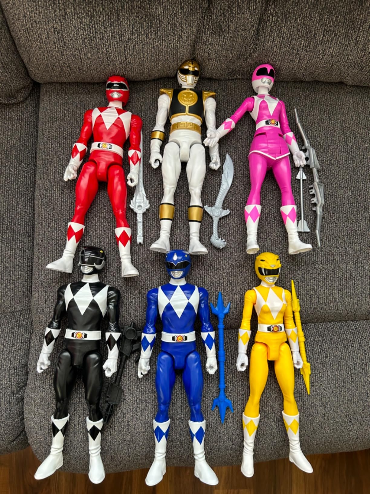 Amazon.com: Power Rangers Mighty Morphin Multipack 12-inch Action ...