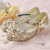 JerrisApparel Dziewczęce buty księżniczki Mary Janes na wesele, urodziny, imprezę