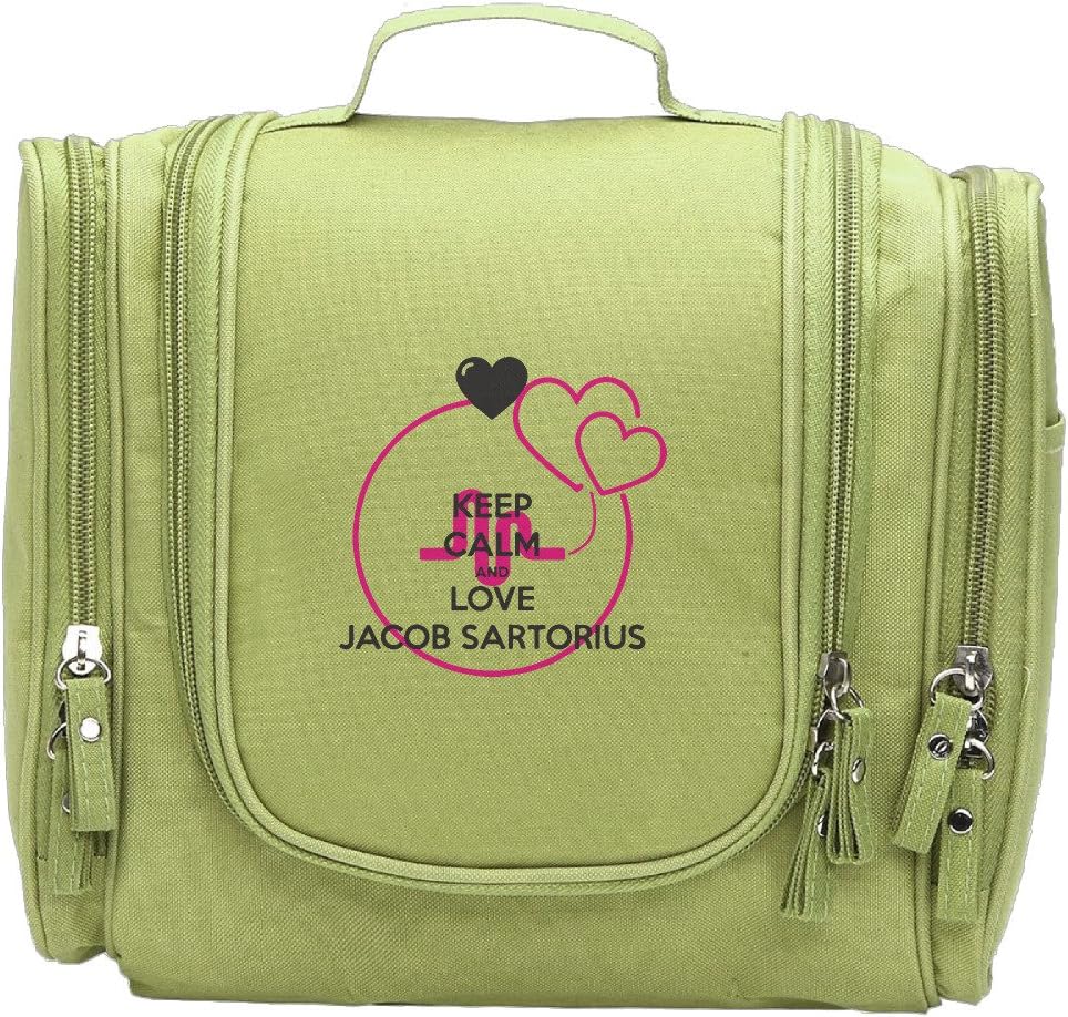 Travel Toiletry Bags Jacob Sartorius YouTube Singer Washable Bathroom Storage Hanging Cosmetic/Grooming Bag For Household Business Vacation, Multi Compartments, Waterproof Lining