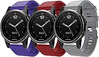 Vista 10 de Correa compatible con Garmin Fenix 5S Plus, correa de repuesto de silicona Quickfit, correa de reloj de repuesto para Garmin Fenix 5S, no compatible