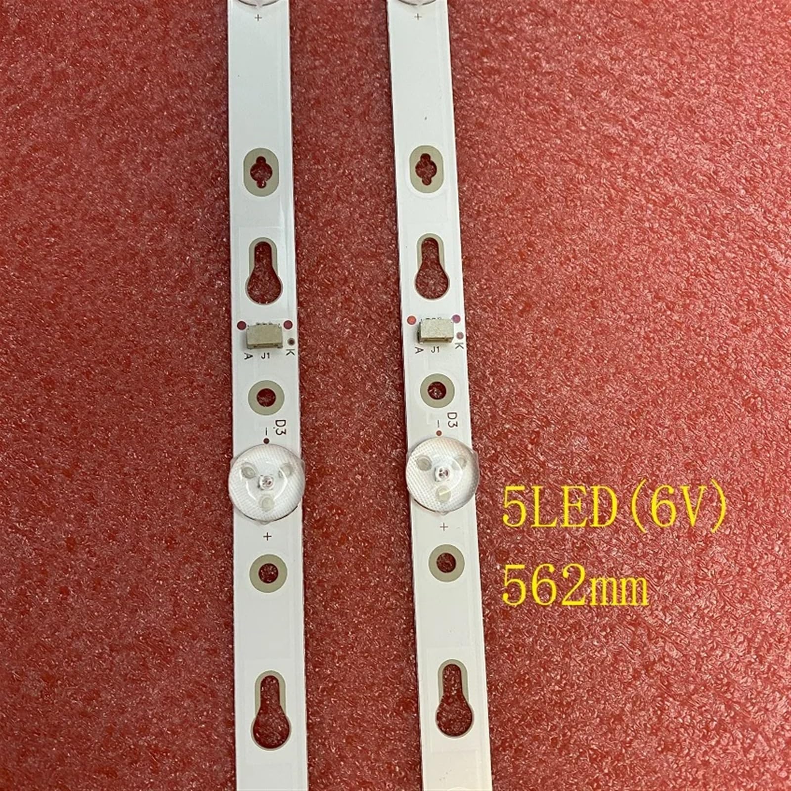 Strisce di retroilluminazione a LED 5LED compatibili for TV 32D3000 32D3000B TV TC-32FS500X Fanco W32-D12B Atvio ATV-32SM GIC32LB37_3030F2.1D(30 PCS for 15 TV)