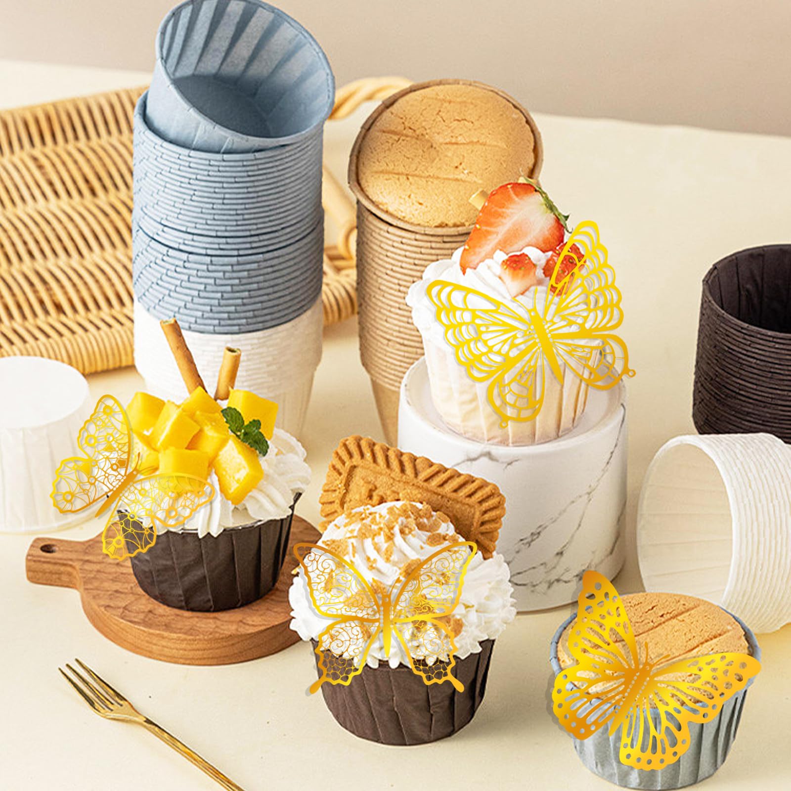 Bordeaux decoratie vlinders op clip 8 cm (6 stuks