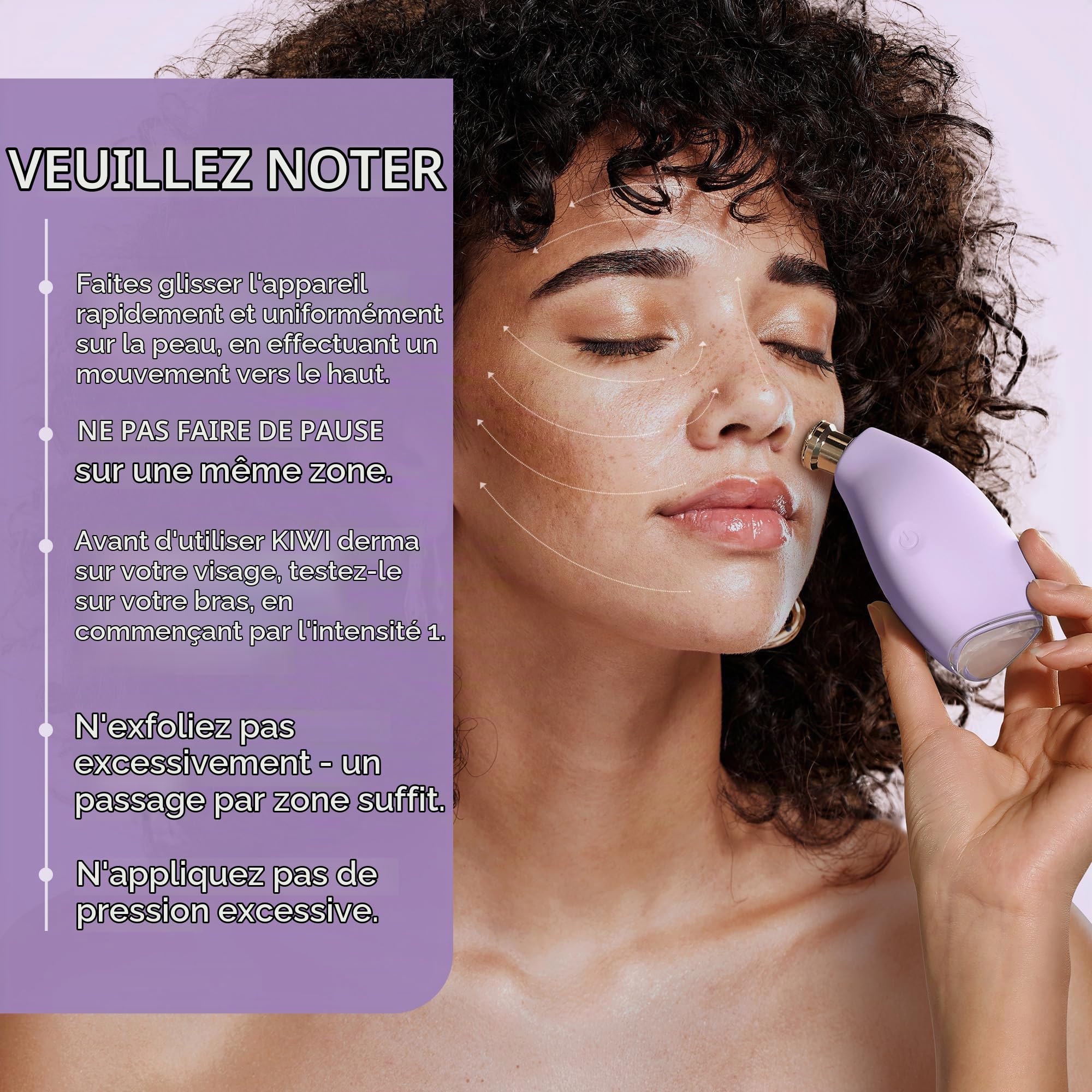 FOREO KIWI derma Appareil dermabrasion visage Extracteur point noir - Skincare - Aspirateur point noir - Extraction sans bandelettes - Tire comédon point noir sous vide