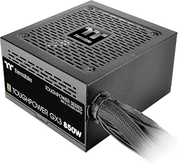 Thermaltake Toughpower GX3 850W; ATX 3.1; Native PCIe 5.1 12V-2x6; Flat Cables; 120mm Fan; 80 Plus Gold Certified; ; Black; PS-TPD-0850NNFAGU-3