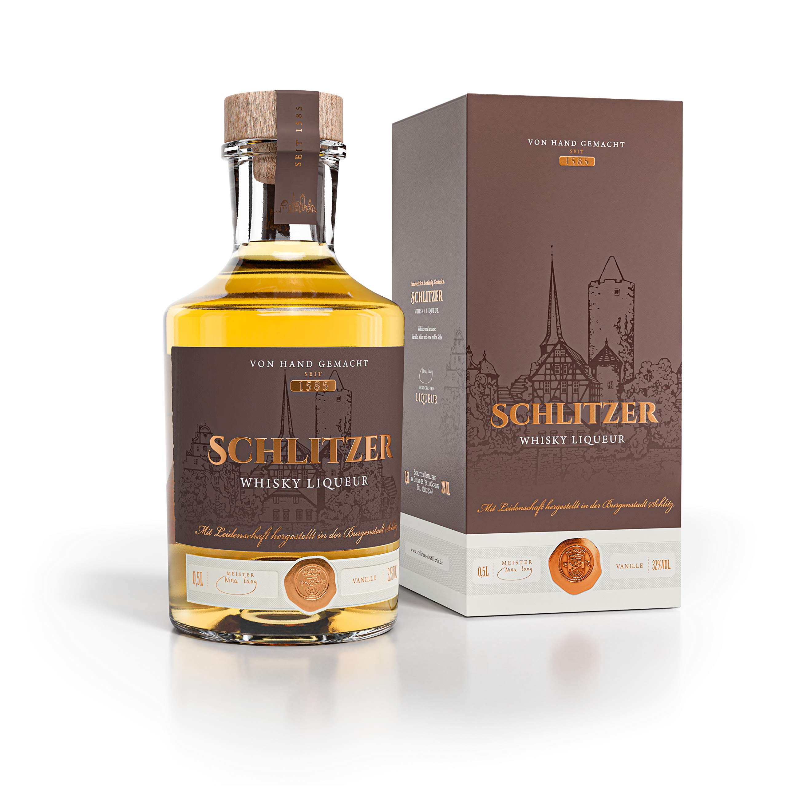 Schlitzer Destillerie Whisky Liqueur (1x 0,5l) inkl. Geschenkverpackung