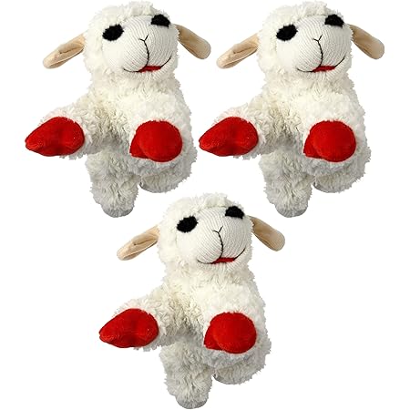 Multi Pet Lamb Chop Dog Toy, 10