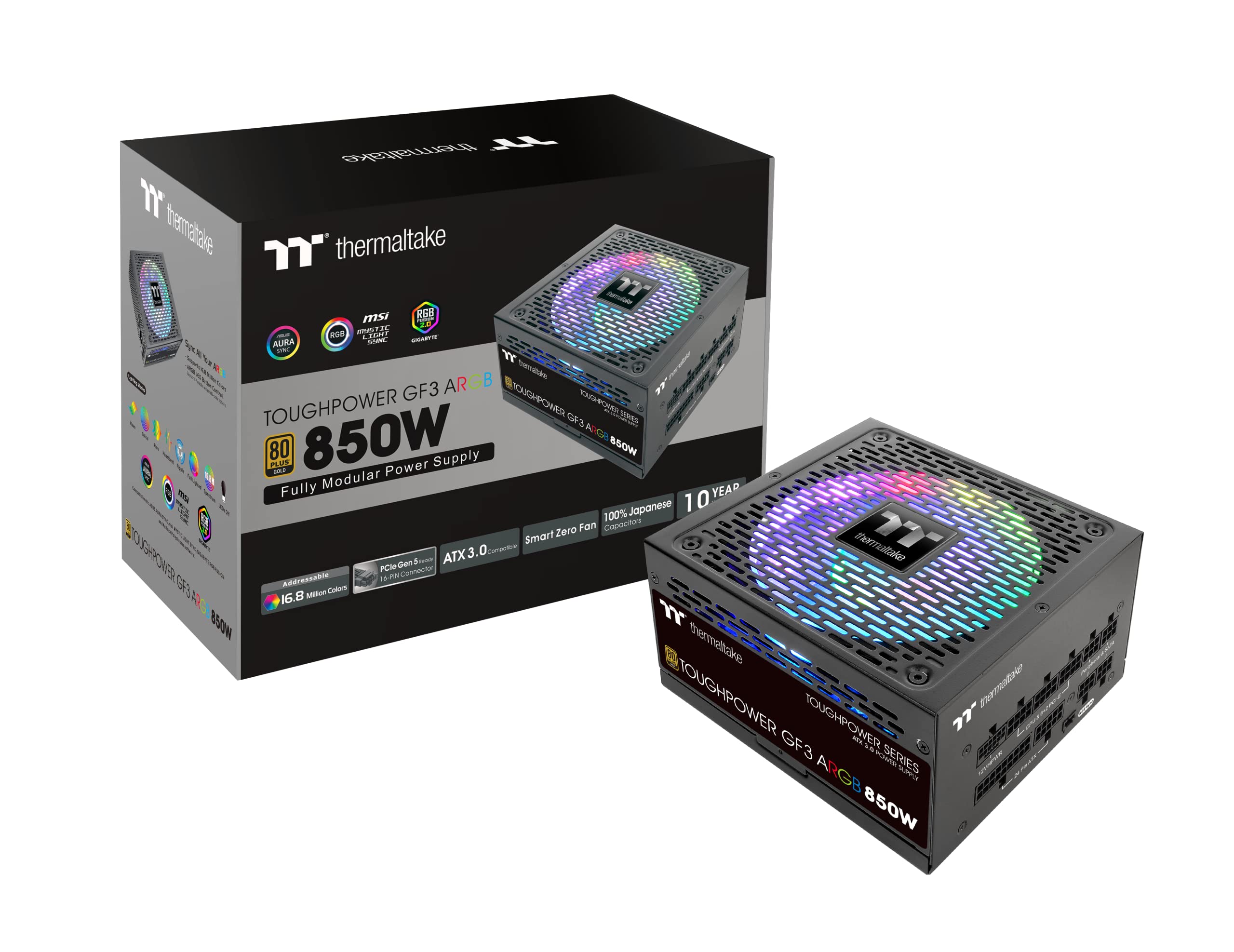 Thermaltake ToughPower GF3 ARGB 850W | PC-Netzteil : Amazon