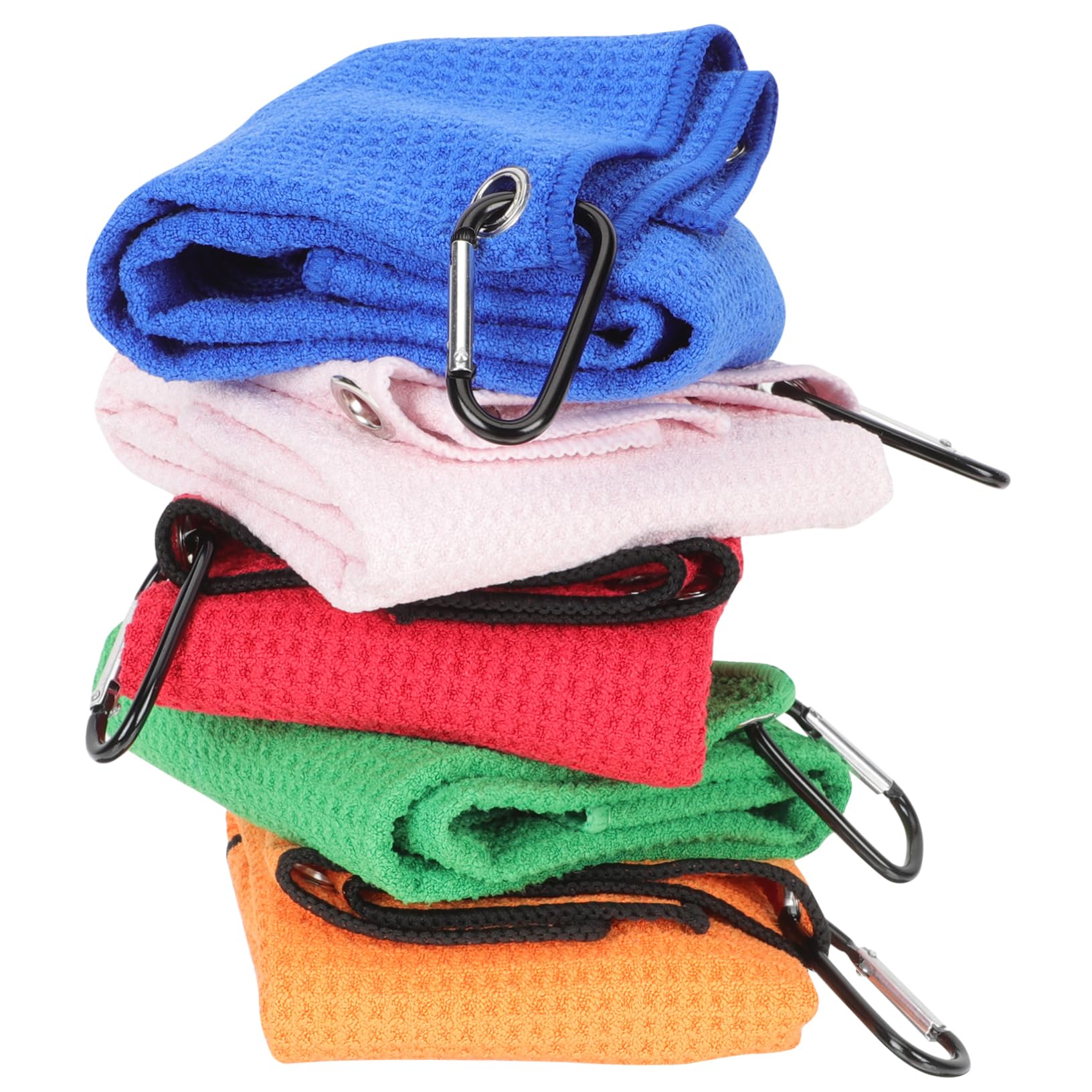 5piezas Toalla Deportiva para Golf Práctica Microfibra Unids Limpiadores Portátiles