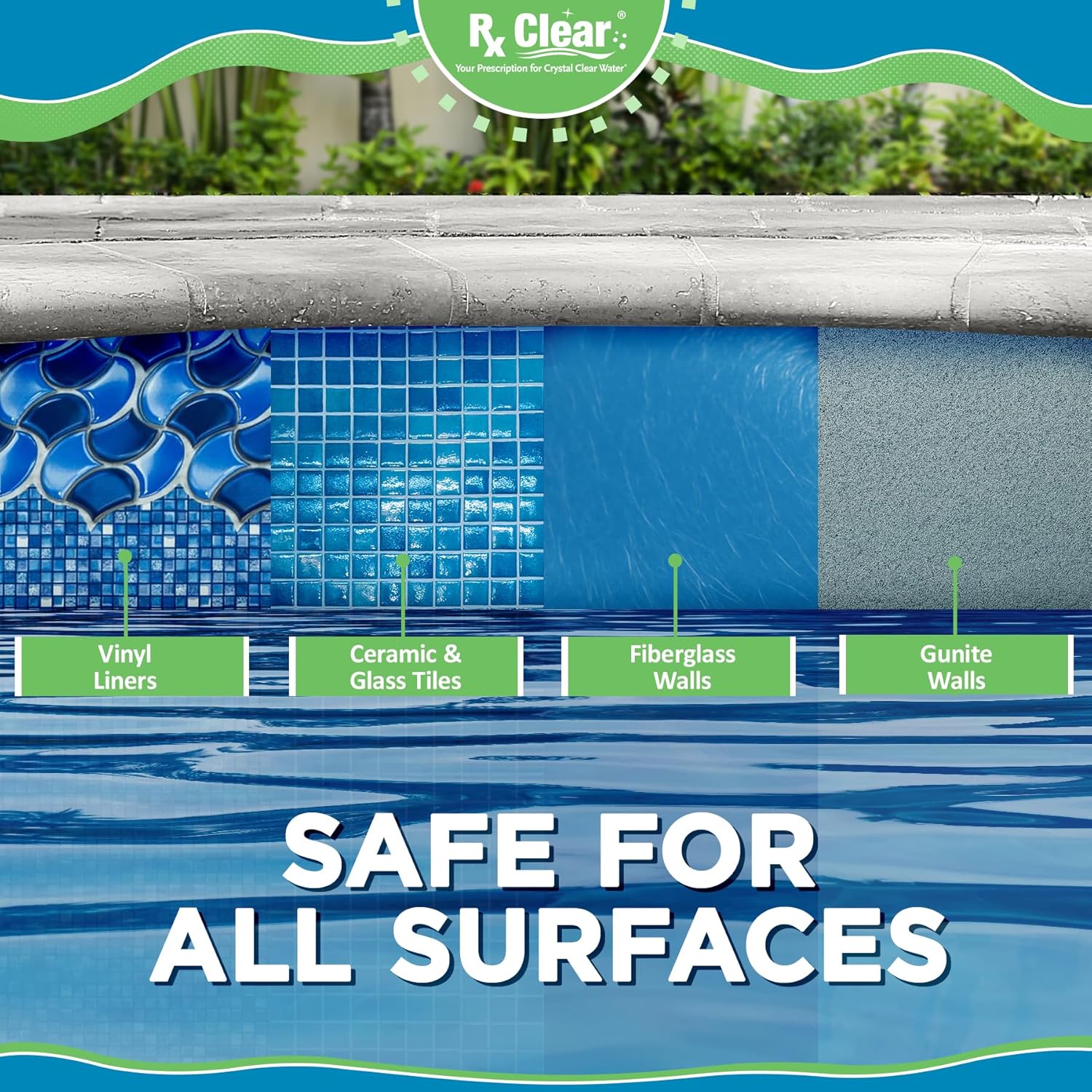 Rx Clear 3" Inch Chlorine Tabs | 50 Pounds | Individual Stabilized Chlorinating Tablets for Sanitizing Swimming Pools | Long Lasting, Slow Dissolving, and UV Protected - Image 7