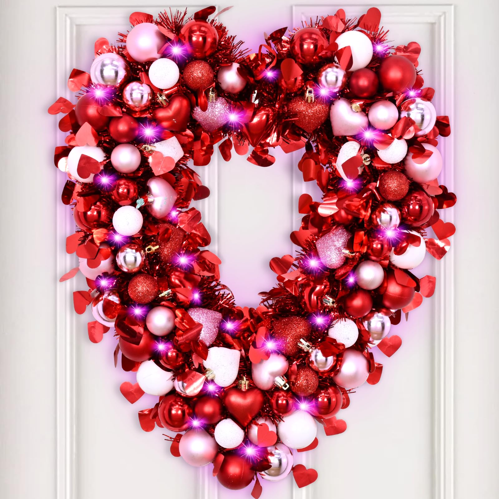 Waipfaru 17.7'' Valentine's Day Wreath