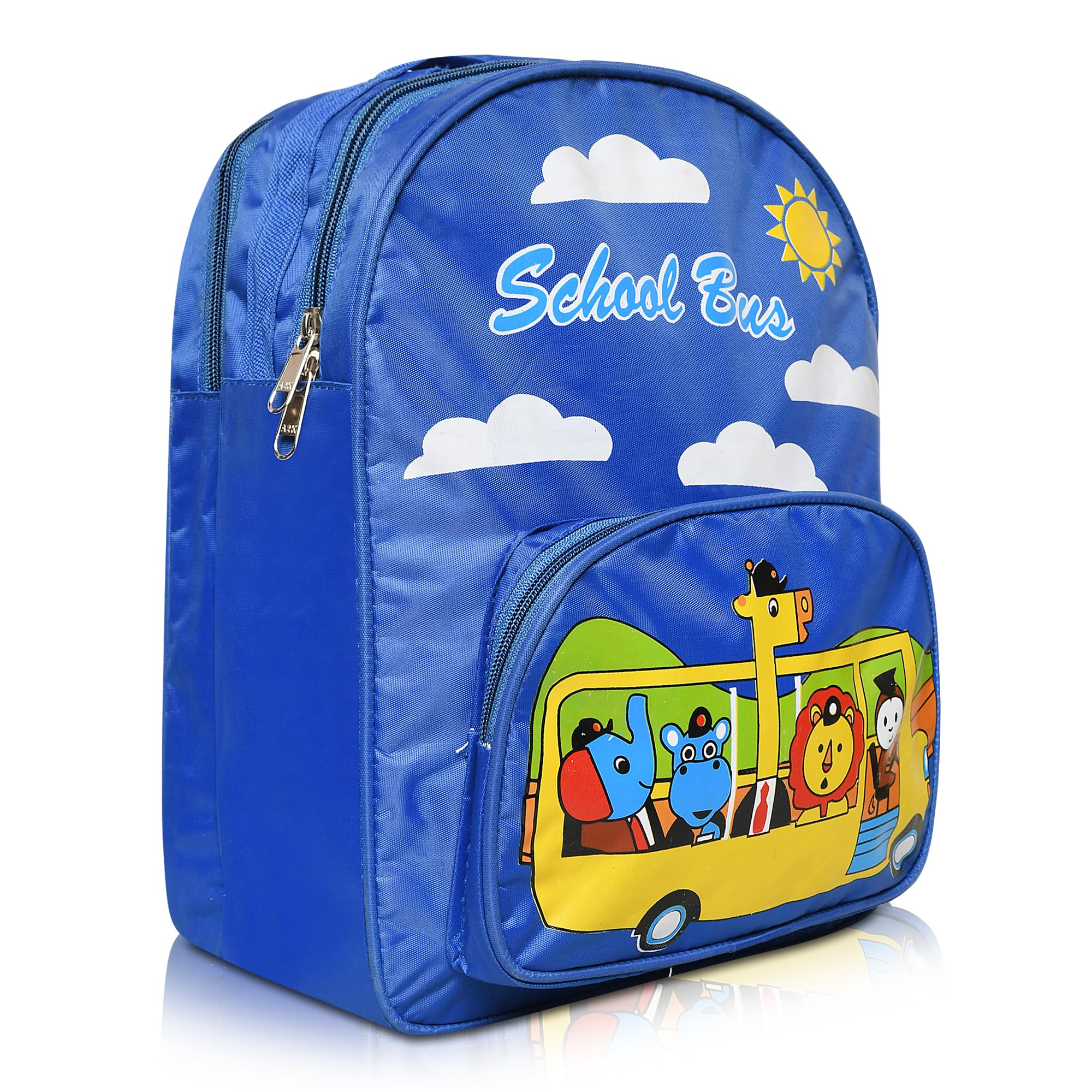 stylbase girls boys kids School Bag kids Backpack for Ages 2-5 Years | 20 L 3D Printed waterproof cartoon Backpack For Nursery LKG UKG 1st 2nd class Blue Medium-picture-17
