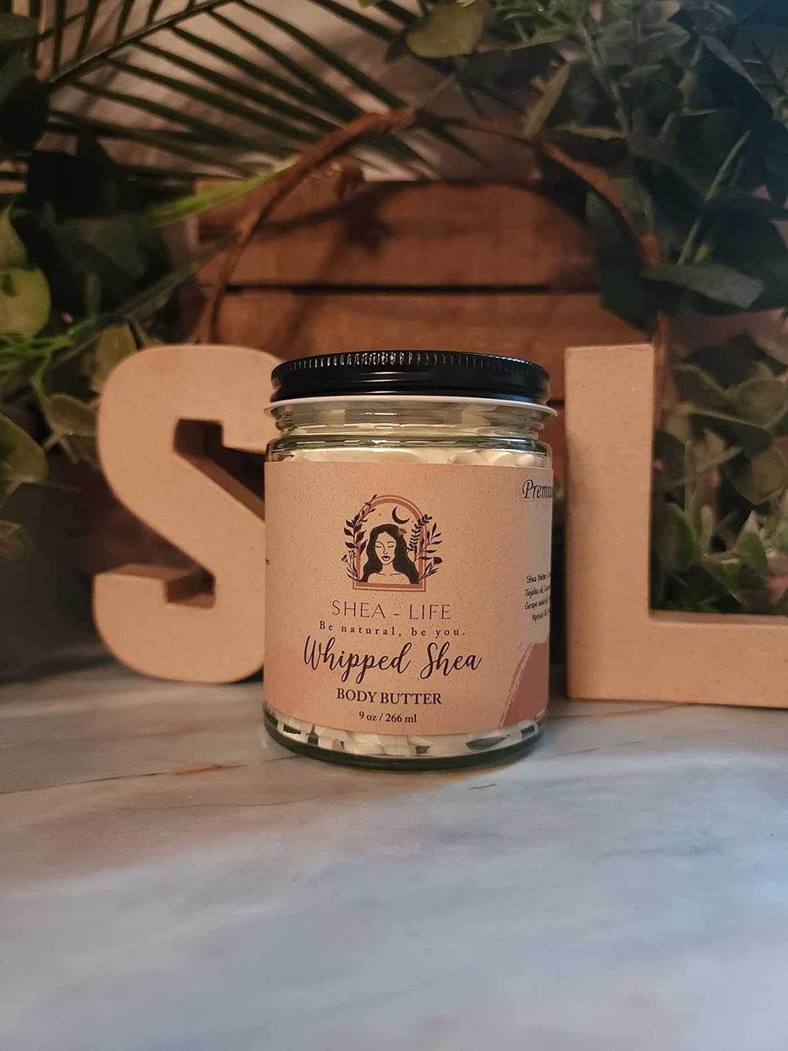 100% Natural Original Premium Whipped Shea Body butter for Dry Skin, Stretch marks, Scars, Skin irritation, redness, Itchy Skin and many more, Organic Moisturizer for Men and Women, Smoothes Skin 9oz