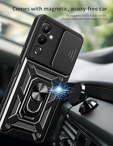 Vista 53 de Carcasa de soporte compatible con Motorola Razr 2023, con cubierta deslizante para lente de cámara compatible con Motorola Razr 40 5G 2023 XT2323-1