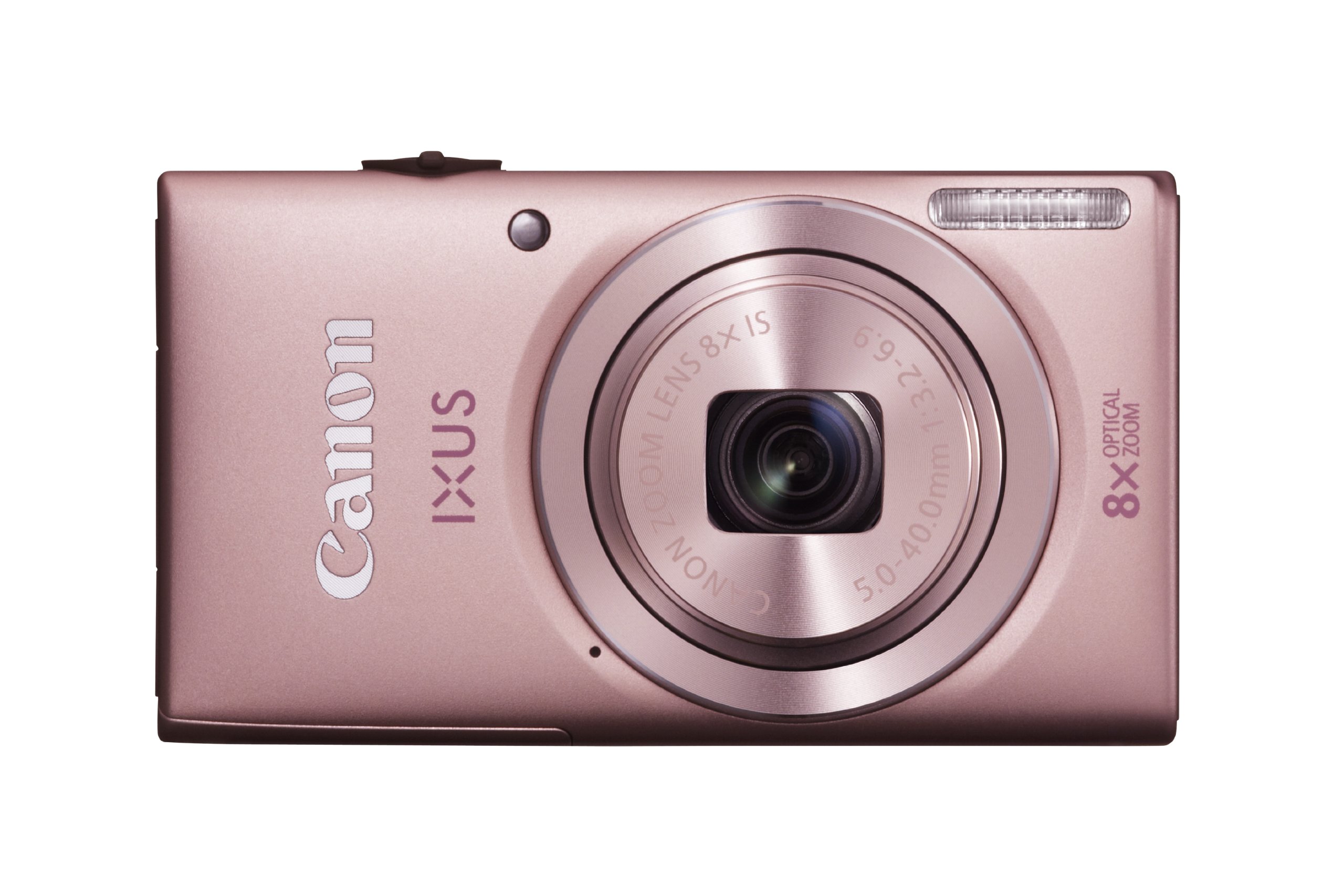 Canon IXUS 135 - Cámara compacta de 16 MP (Pantalla de 2.7", Zoom óptico 8X, estabilizador, vídeo Full HD), Rosa