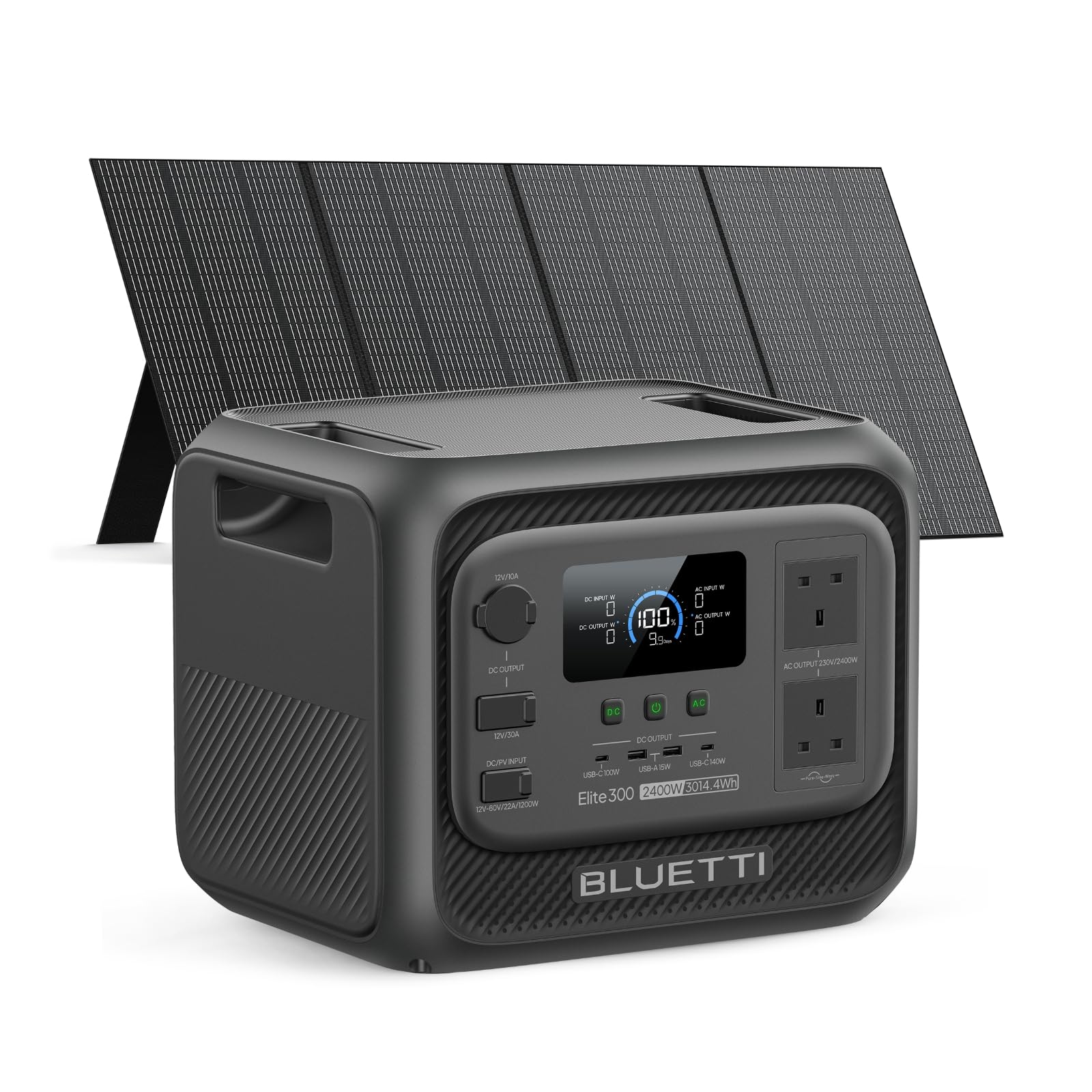 BLUETTI Elite 300 Portable Power Station (2026 New), 3014.4Wh LiFePO4 Battery Backup w/ 2400W AC Outlets (4800W Surge), Compact 3kWh for Home Backup, Camping & RV Power — view 7