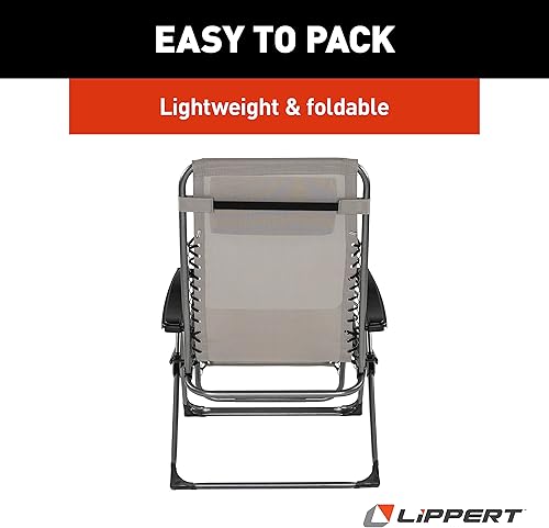 Miniatura 7 de Lippert Components 2021123288 Stargazer Plus Silla de gravedad cero - Arena