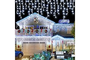 Christmas Icicle Lights Outdoor Decoration: Illuminate Your Nightscape with Dazzling Starlight