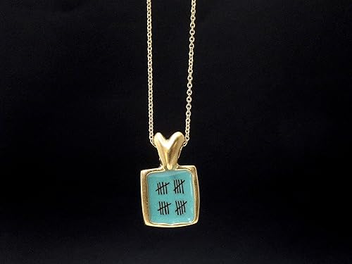 Miniatura 8 de Mark Poulin Twenty Year Gold Anniversary Necklace - 20" Gold Filled Chain Reversible 20th Gift Pendant