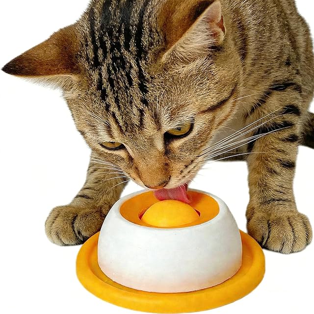 Foto 2 de 8 de Juguete para perros, cuenco de comida lento para perros con bocadillos líquidos, caldo de huesos, yogur