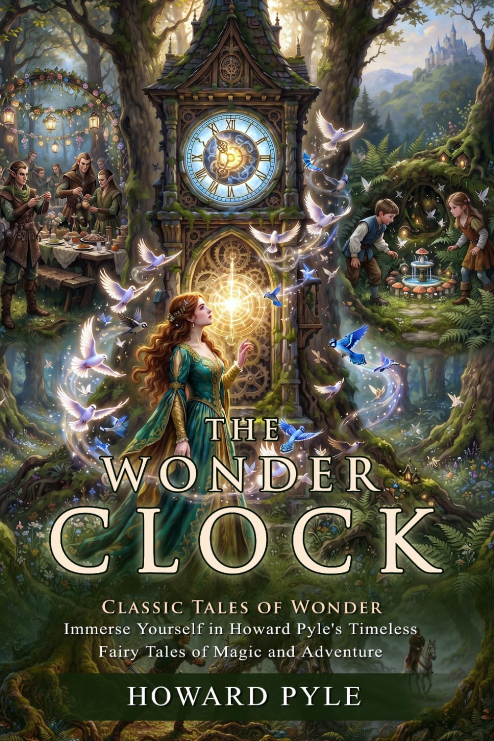 The Wonder Clock: Classic Wonder and Magic Tales: Fascinating Fantasy Adventures - Illustrated with Biography and Commentary