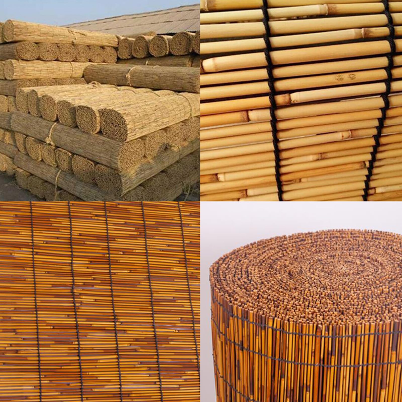 Estores de Bambú Natural,Persianas enrollables y estores, Persiana Enrollable para Interiores y Exterior, Cortinas Opacas,Personalizable (105 x 210 cm)