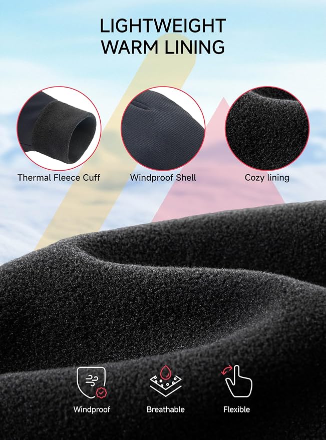Guantes deportivos TRENDOUX invierno talla M negros miniatura 5